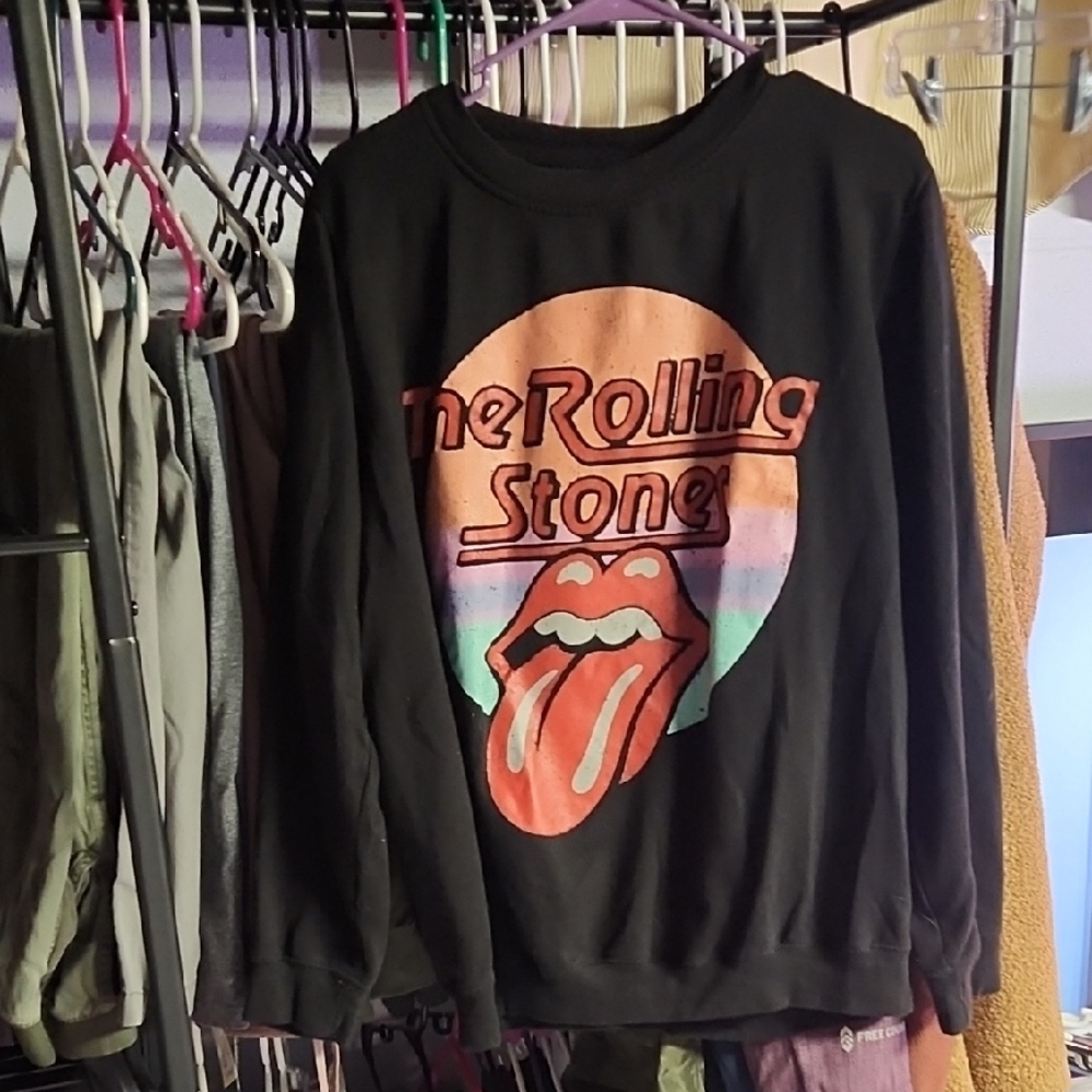The Rolling Stones Black Graphic Tee